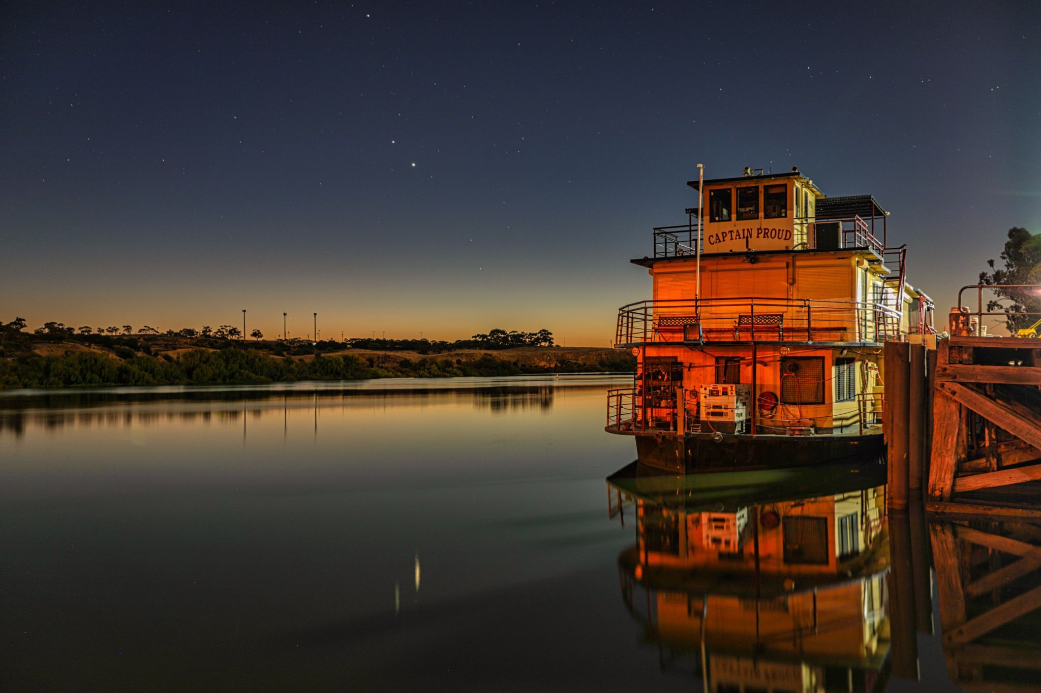 Captain Proud Paddle Steamer, Murray Bridge, South Australia, Australia