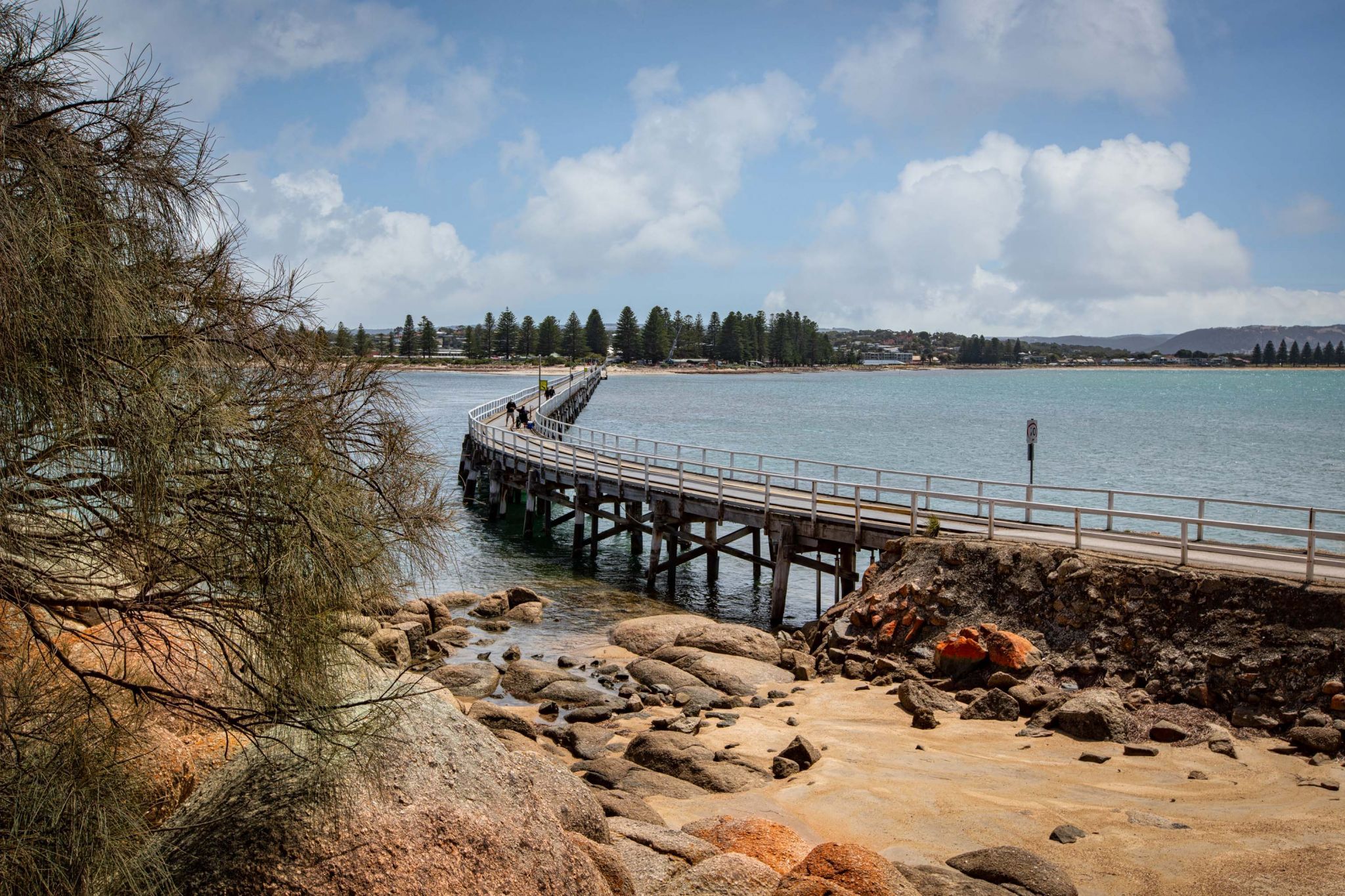 Causeway, Granite Island, Victor Harbor, South Australia, Australia
