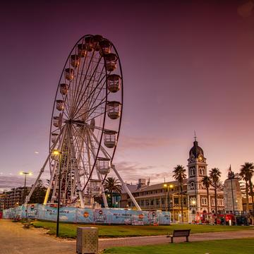 Ferris Wheel, Sunrise, Glenelg, South Australia, Australia