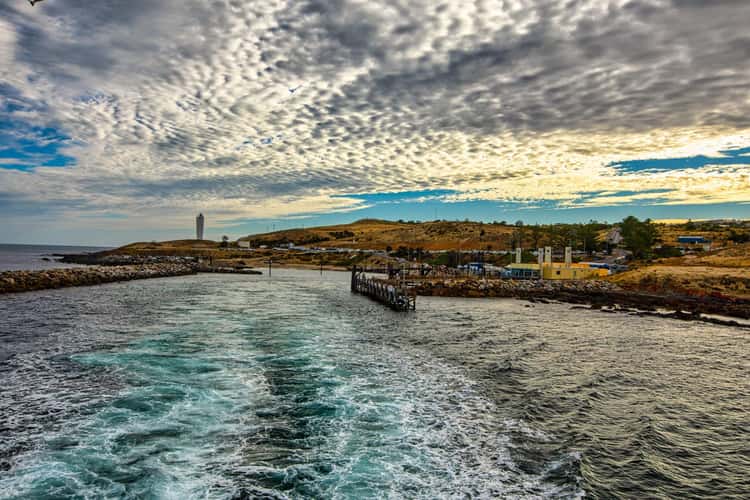 Ferry leaving Cape Jervis for Kangaroo Island, SA
