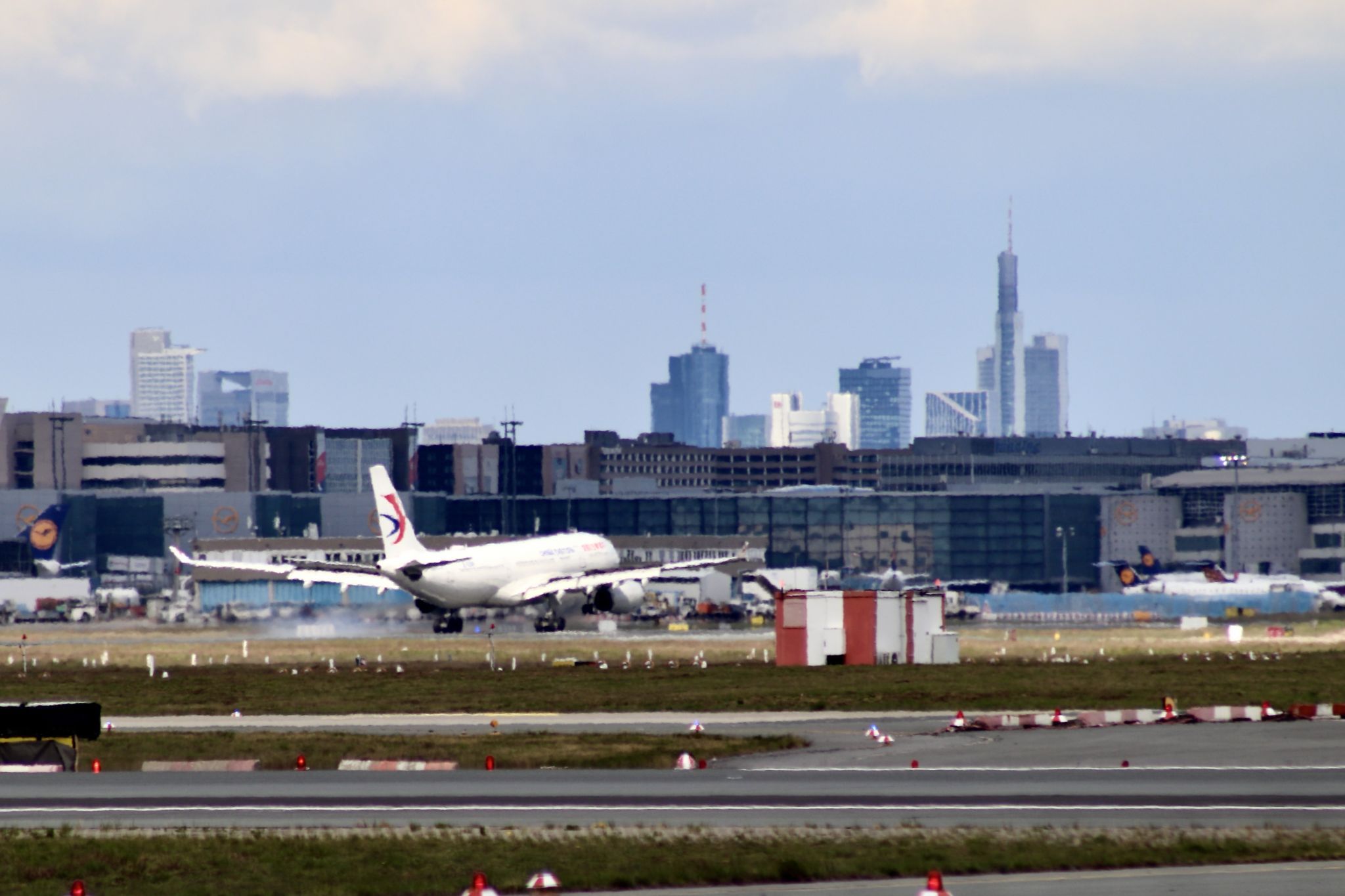 Frankfurt Airport Spotter Point Startbahn West, Germany