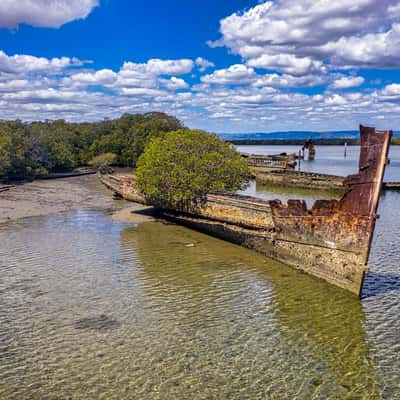 Garden Island, shipwrecks, Port Adelaide, South Australia, Australia