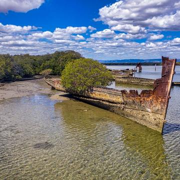 Garden Island, shipwrecks, Port Adelaide, South Australia, Australia