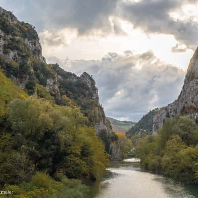 Gola del Furlo gorge, Italy