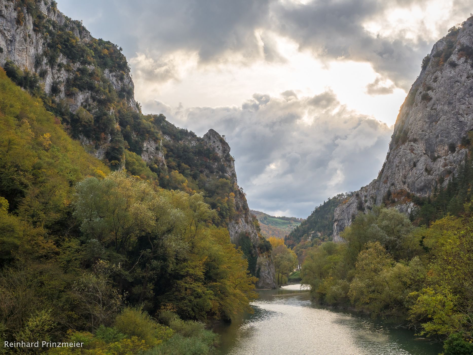 Gola del Furlo gorge, Italy