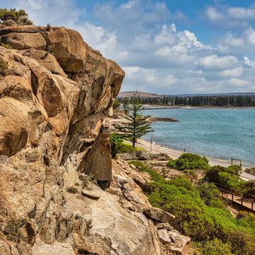 Granite Island toward Victor Harbor, South Australia, Australia