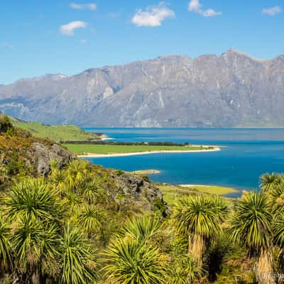 Lake Hawea Lookout, New Zealand