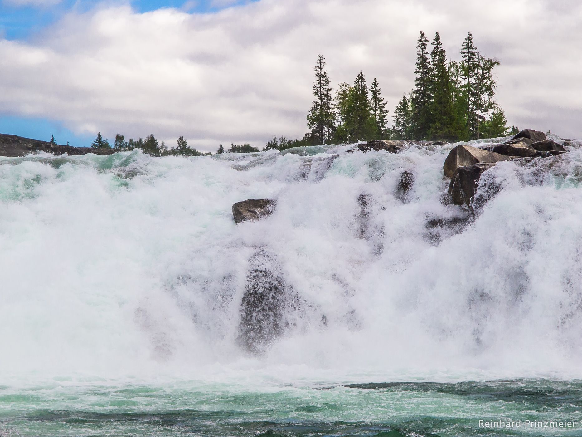Laksfossen / Laksforsen Waterfall, Norway