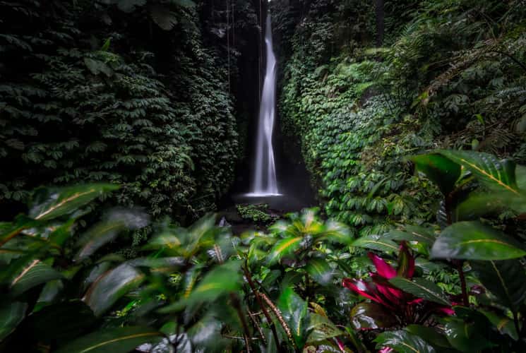 Leke Leke Waterfall Bali Indonesia