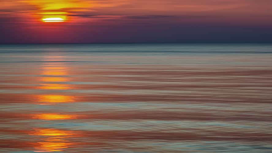 Letztes Licht am Wasser