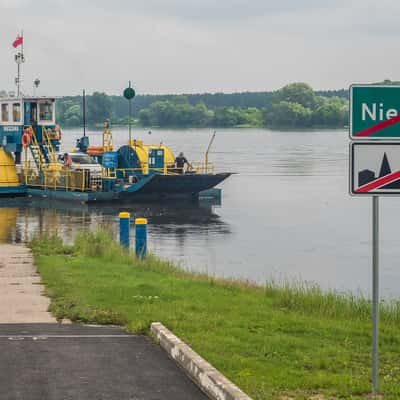 Nieszawa Vistula River Ferry, Poland