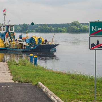 Nieszawa Vistula River Ferry, Poland