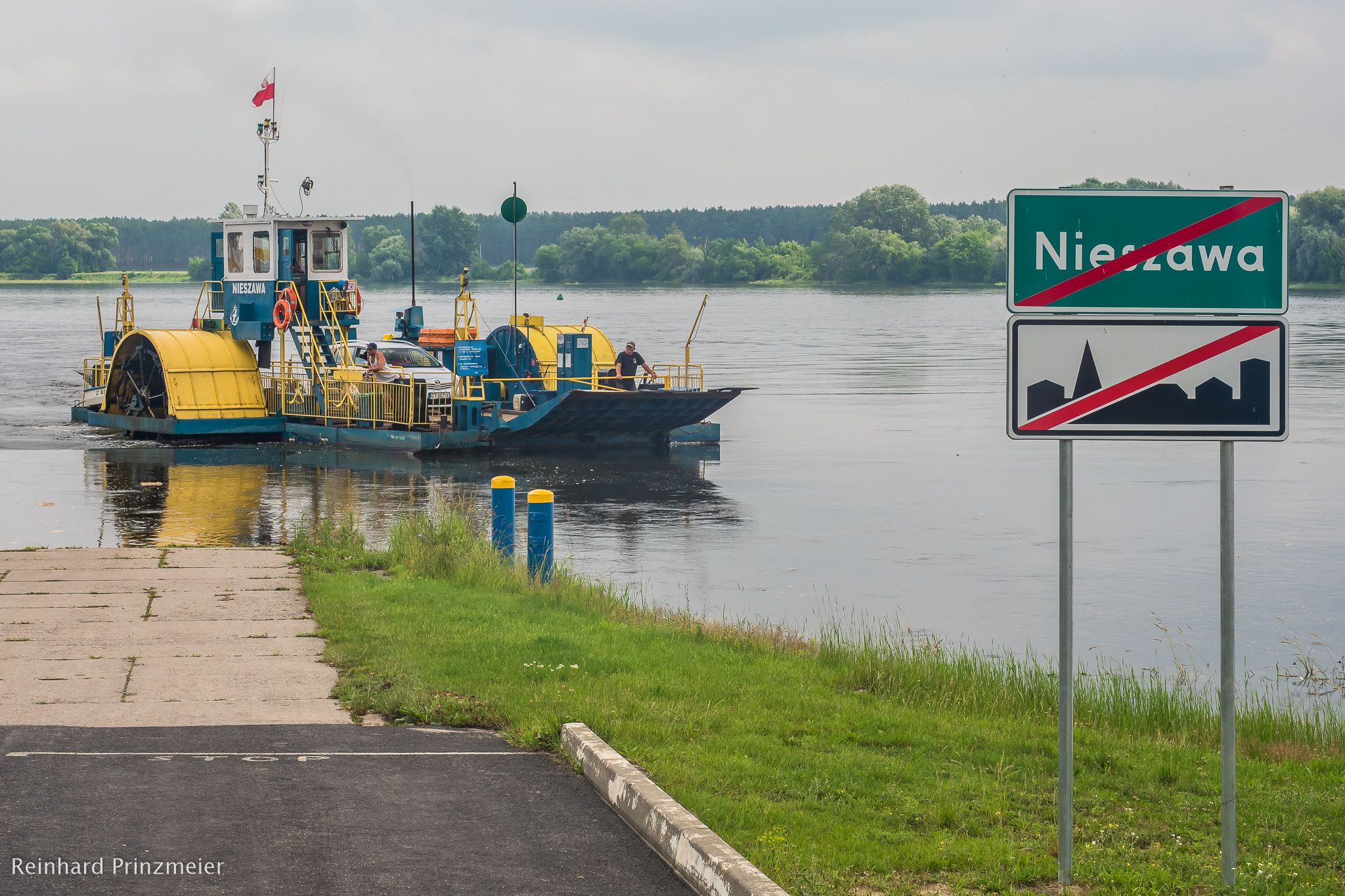 Nieszawa Vistula River Ferry, Poland