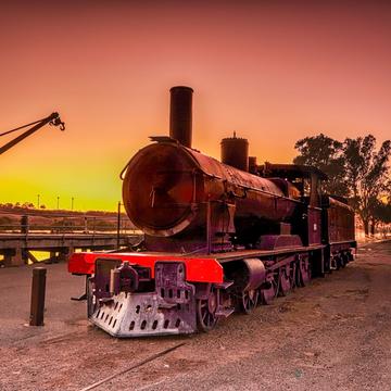 Old Steam Train Murrary Bridge, South Australia, Australia