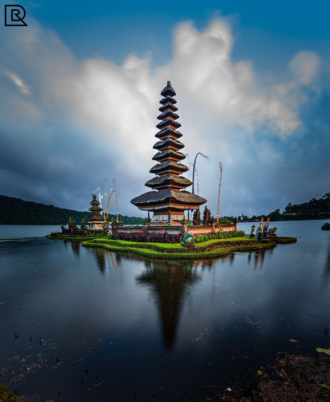 Ulun Danu Temple at Beratan Lake, Indonesia