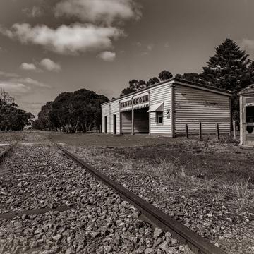 Railway station, Tantanoola, South Australia, Australia