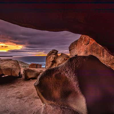 Remarkable Rocks, 'cave'  Kangaroo Island, South Australia, Australia