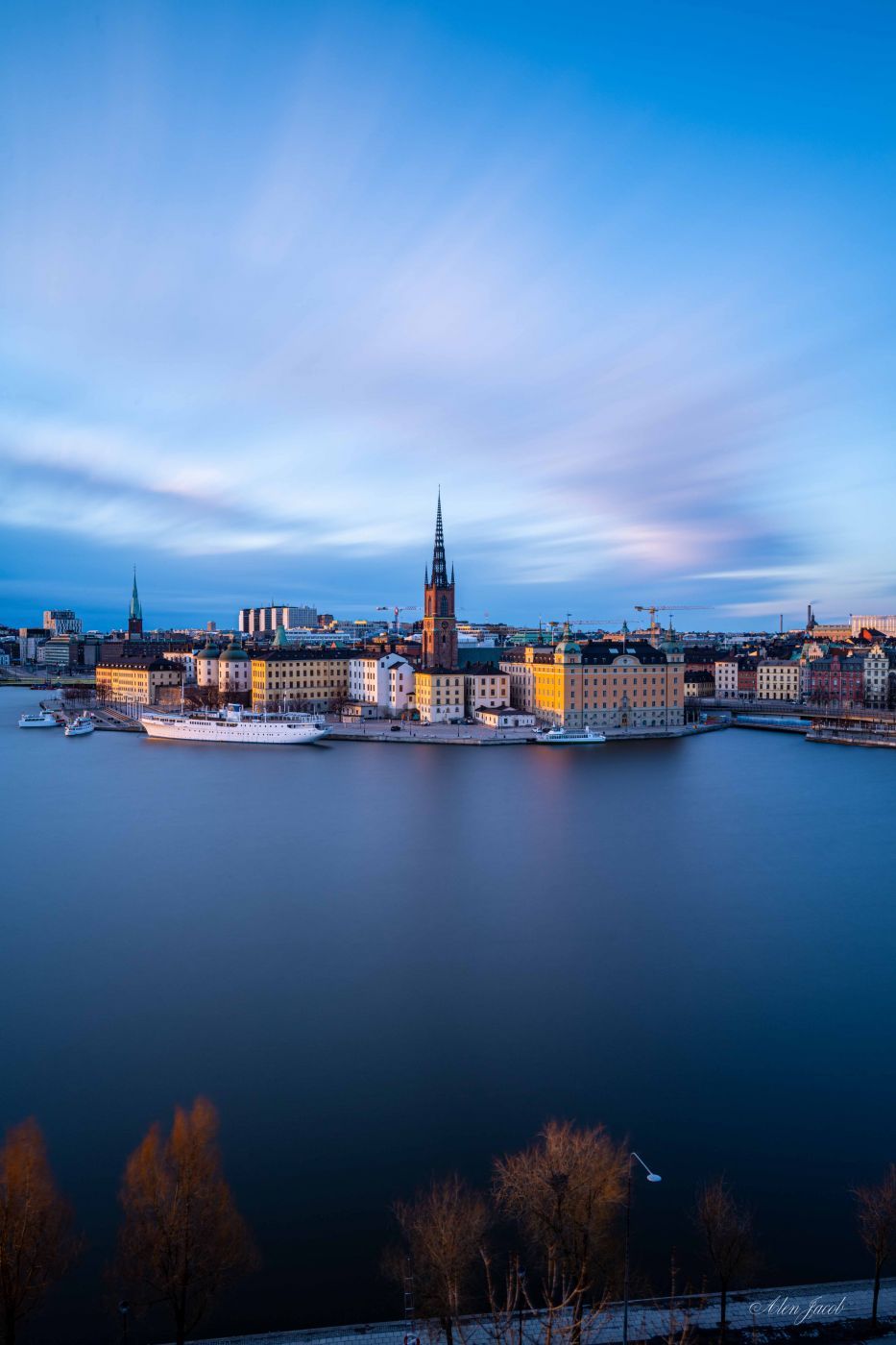 Old town from Mariaberget, Stockholm, Sweden