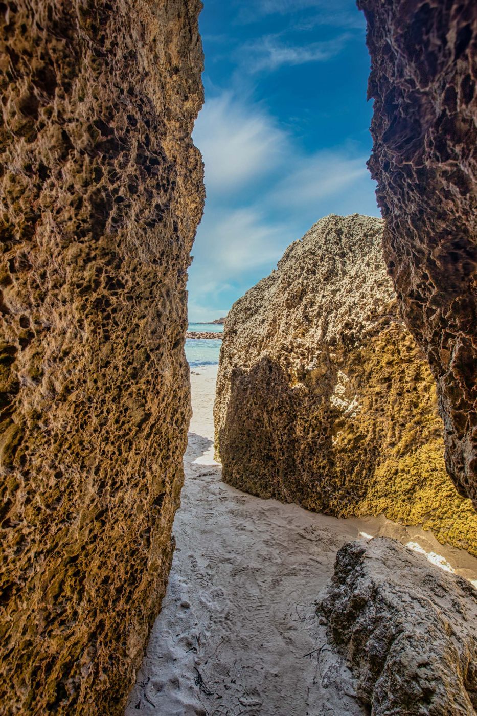 Rock Tunnel Stokes Bay, Kangaroo Island, South Australia, Australia