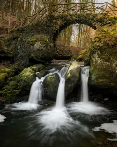 Classic View of Schiessentümpel Cascade