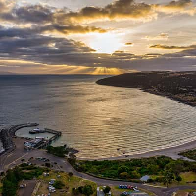 Sunrise Hog Bay Penneshaw, Kangaroo Island, SA, Australia