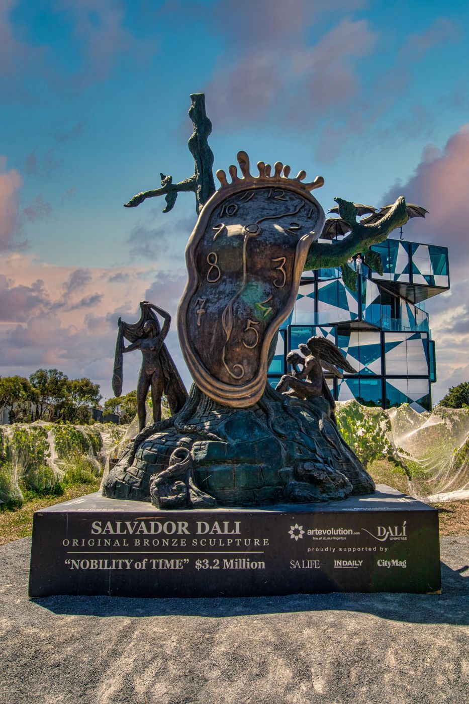 The d'Arenberg Cube Winery & clock MClaren Vale SA, Australia