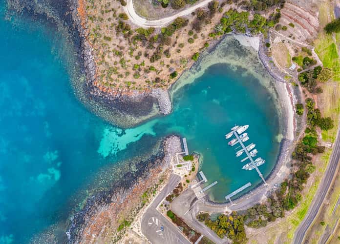 The Harbour drone, Penneshaw, Kangaroo Island, SA