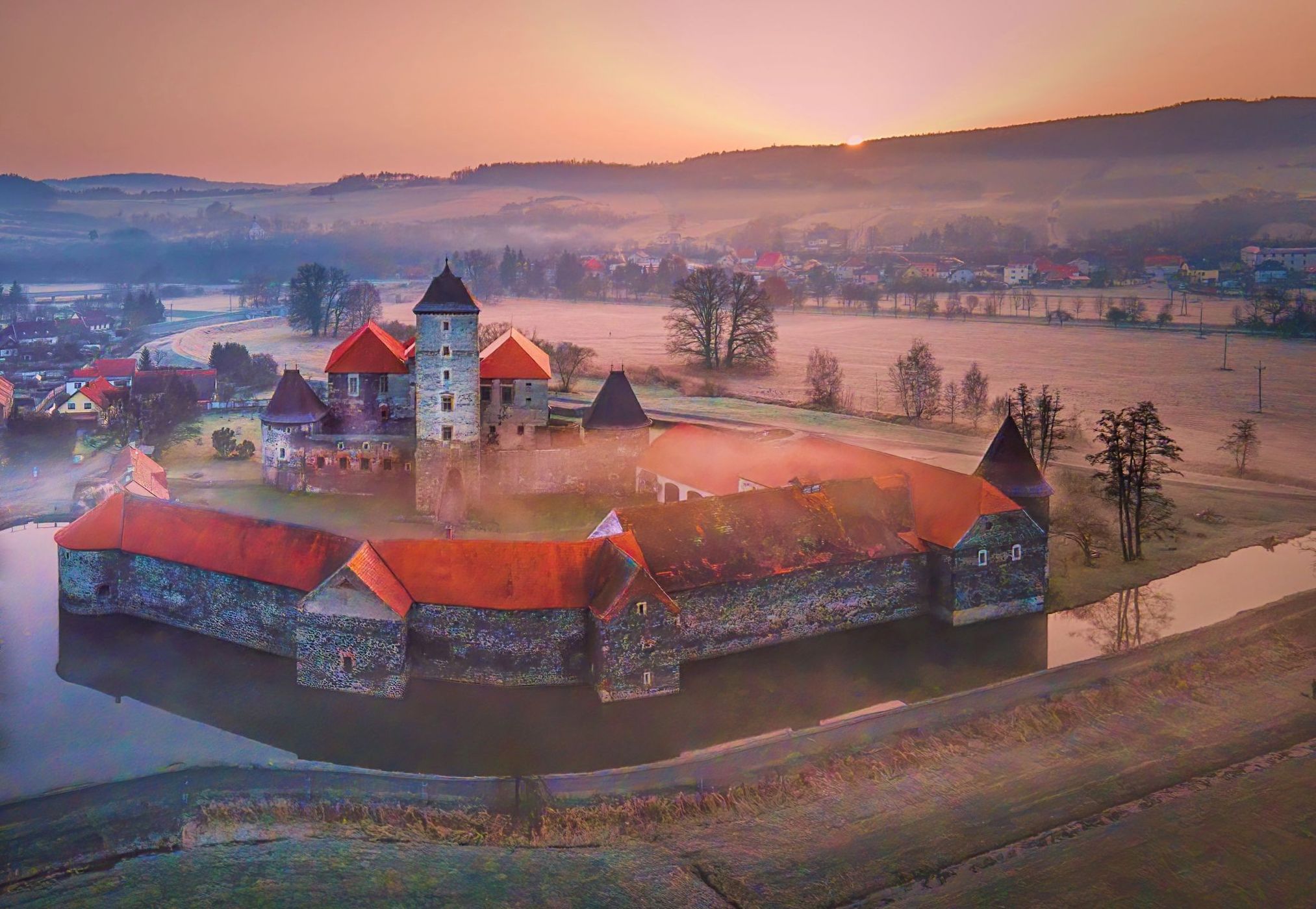 The Water Castle of Svihov, Czech Republic