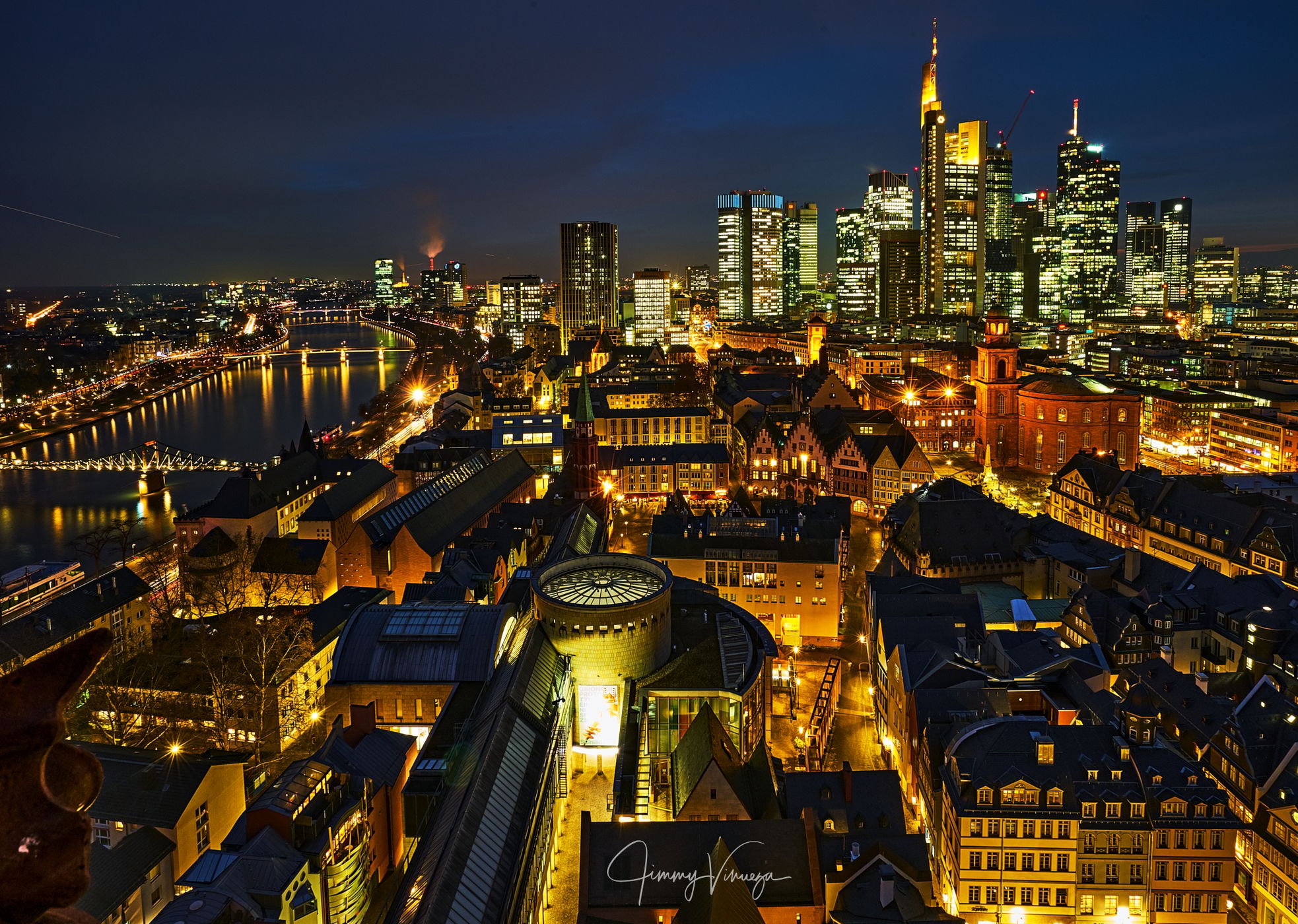 View from Frankfurt Cathedral 'St. Bartholomew', Germany