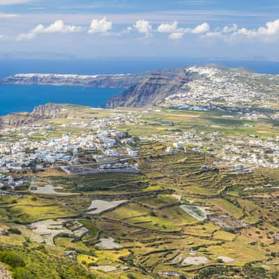 view from Profítis Ilías, Greece