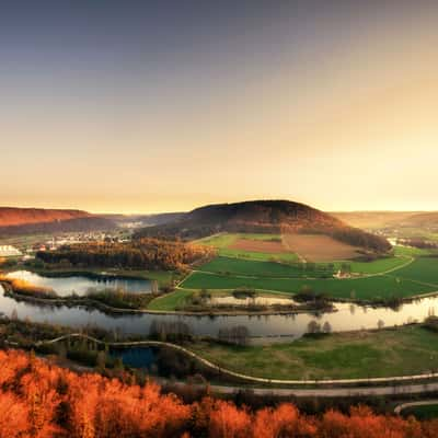 View point Falkenhorst close to Gundlfing, Germany