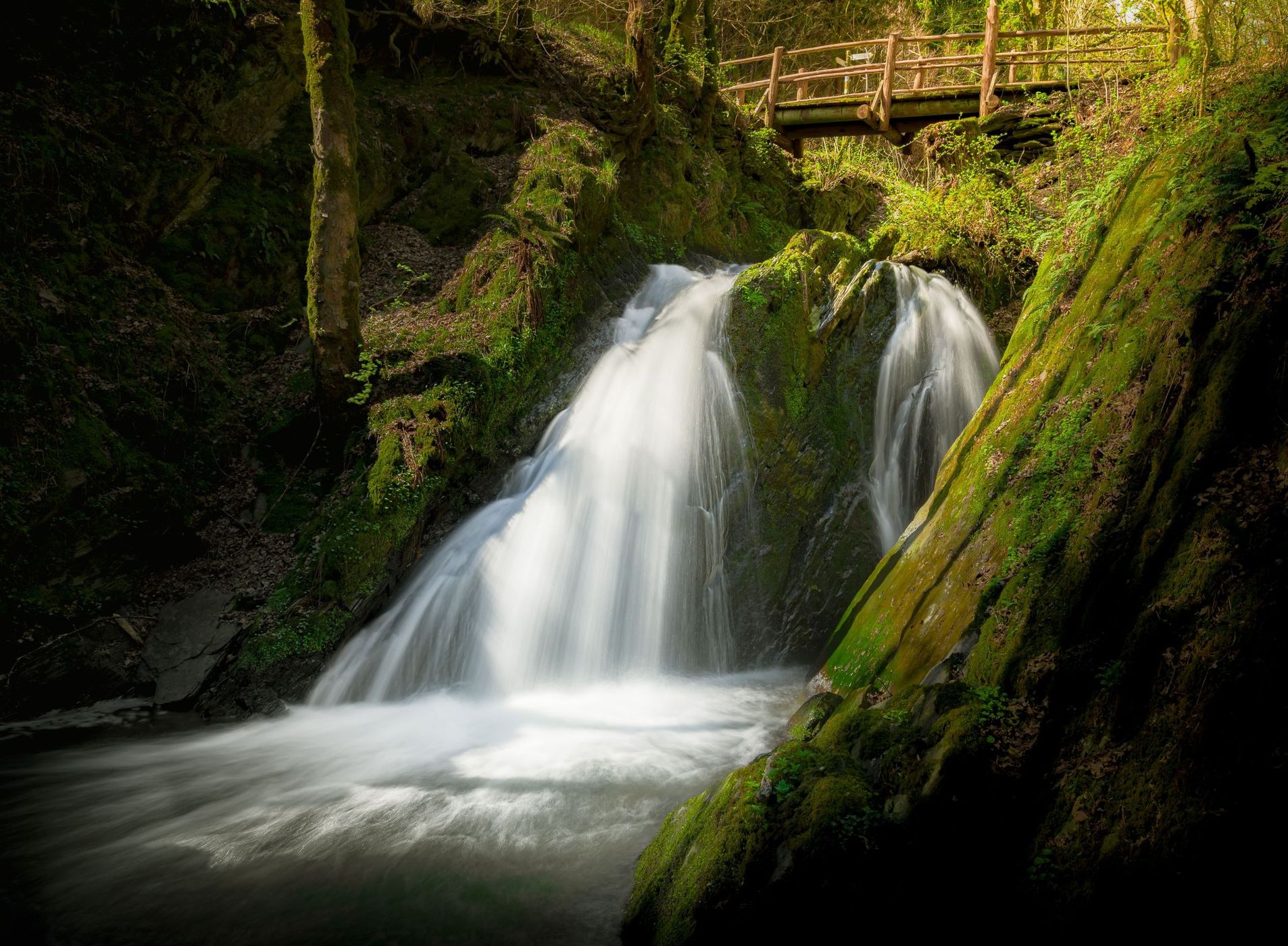 Waterfall near Maria Martental, Germany