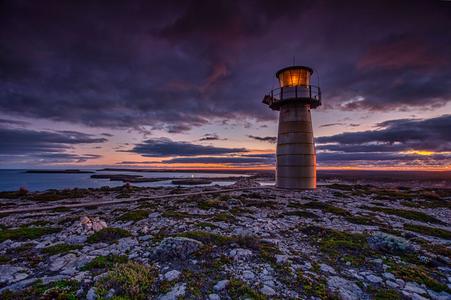 West Cape Lighthouse, sunrise  Yorke Peninsula, S A