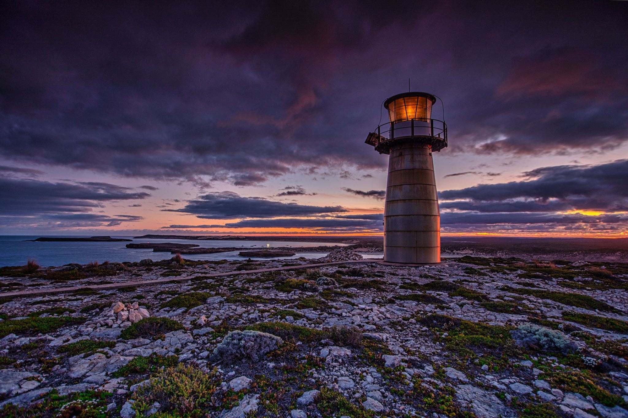 West Cape Lighthouse, Pano, Yorke Peninsula, Australia