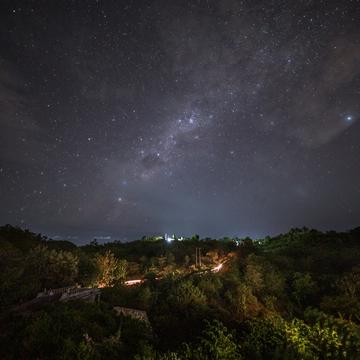 A milky way in Bali, Indonesia