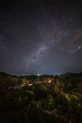 A milky way in Bali