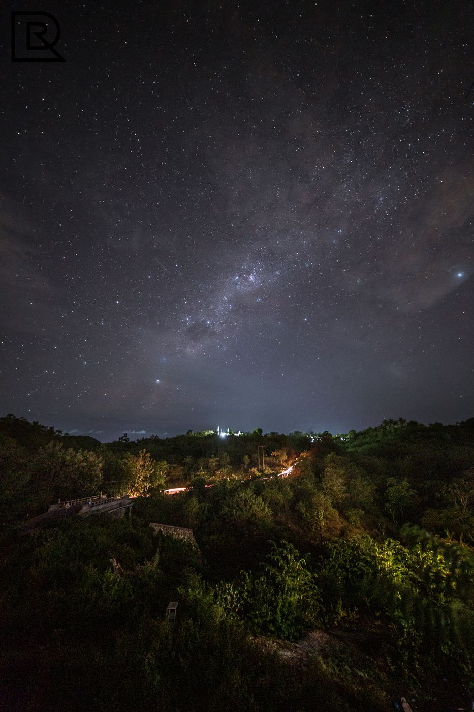A milky way in Bali, Indonesia