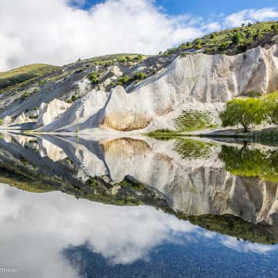 Blue Lake, Saint Bathans, New Zealand