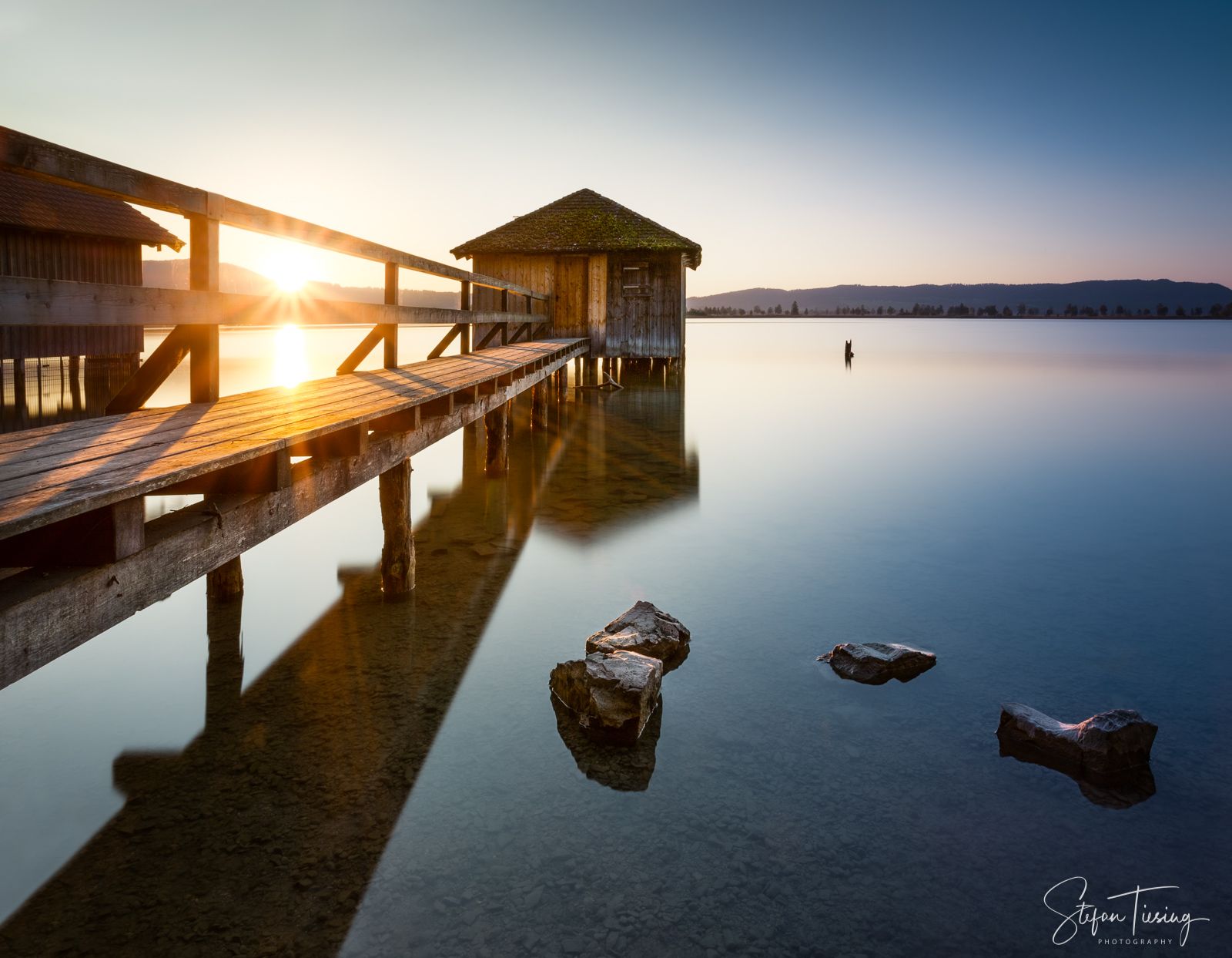 Boathouse at Kochelsee, Germany