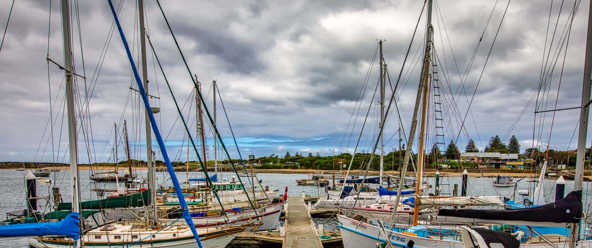 Boats in the harbour, Apollo Bay, Victoria