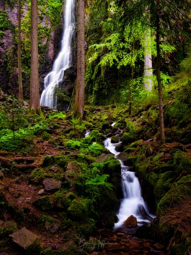 Burgbach Waterfall, Black Forest