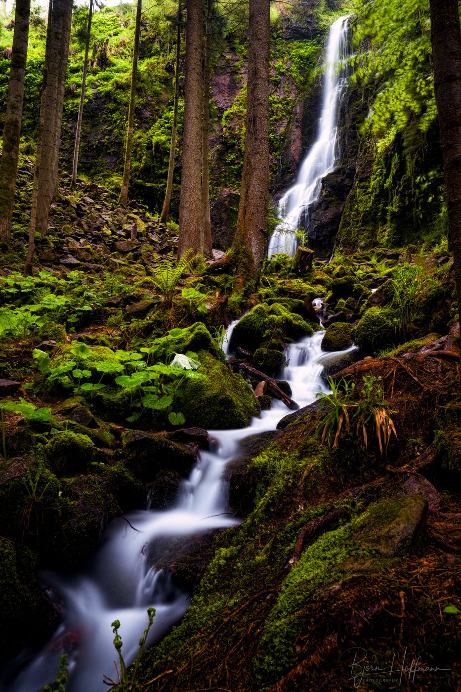 Burgbach Waterfall, Black Forest, Germany