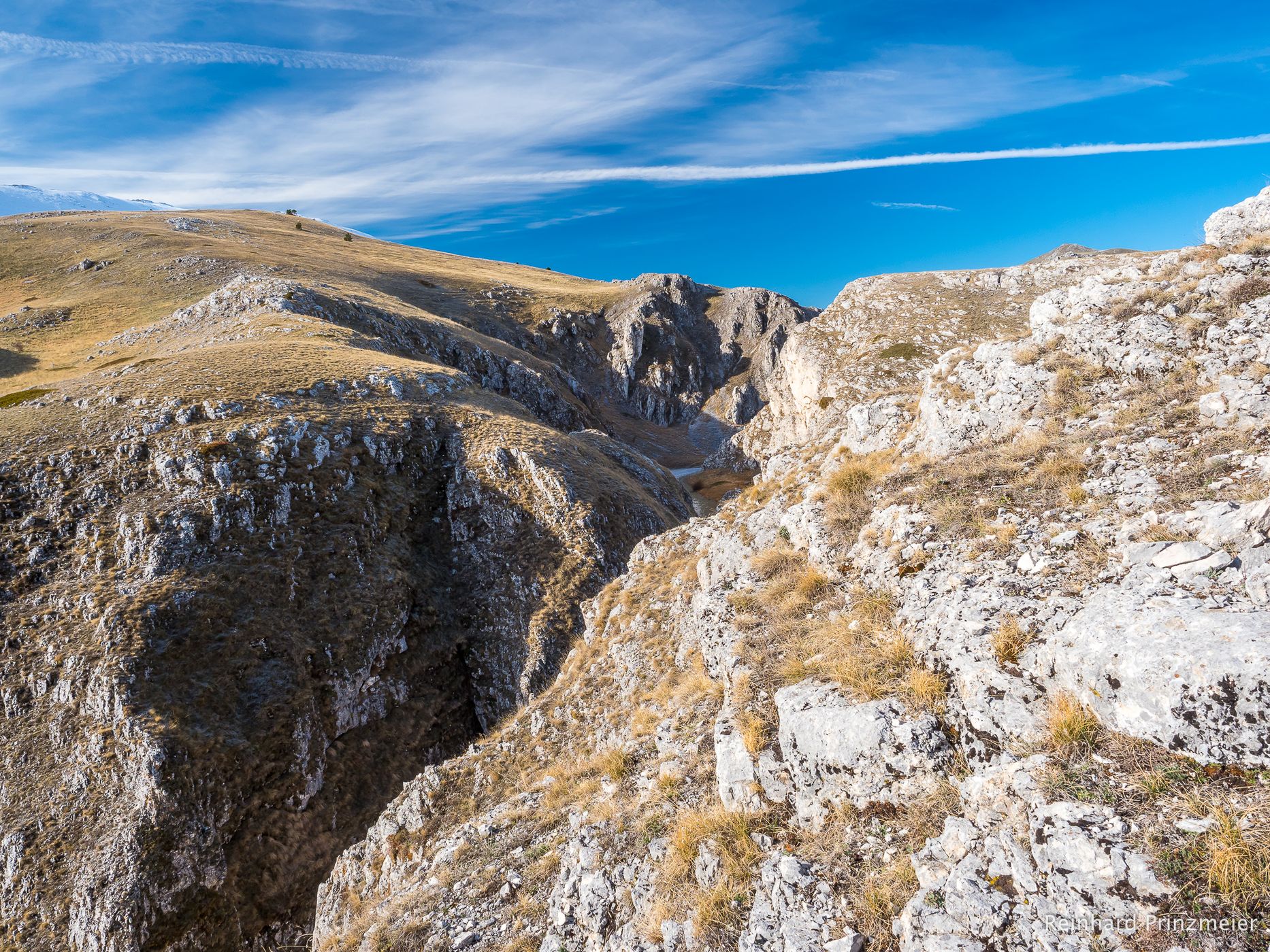 Canyon at Campo Imperatore, Italy