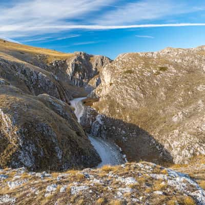 Canyon at Campo Imperatore, Italy