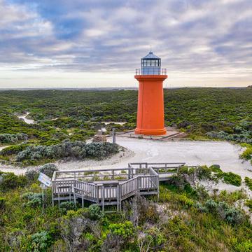 Cape Banks Lighthouse drone,South Australia, Australia