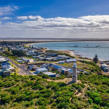 Cape Martin Lighthouse & Jetty, Beachport, South Australia, Australia