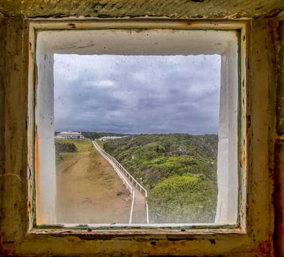 Cape Otway Lighthouse window, Cape Otway, Victoria