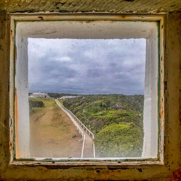 Cape Otway Lighthouse window, Cape Otway, Victoria, Australia