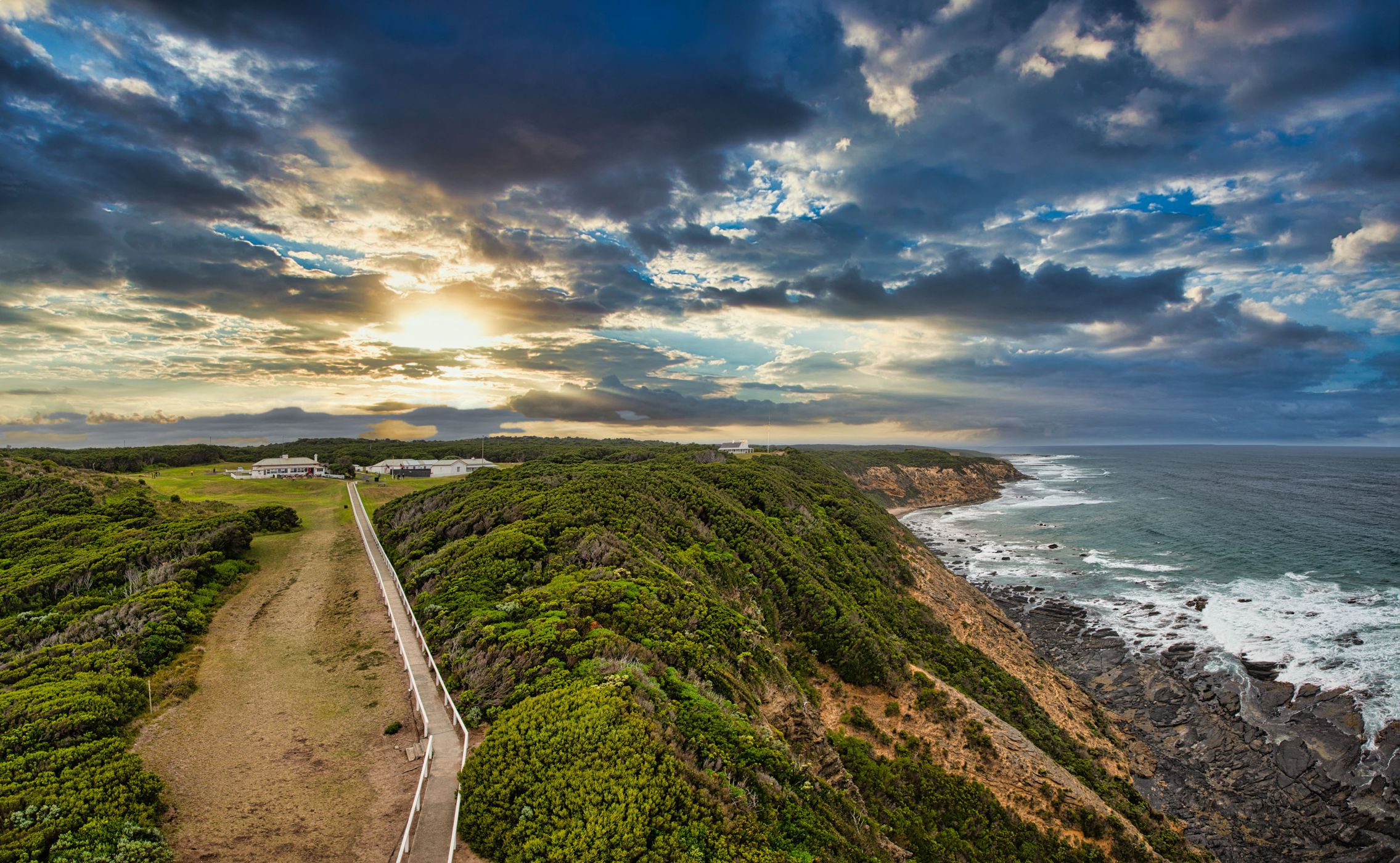 Cape Otway view from the lighthouse, Victoria, Australia