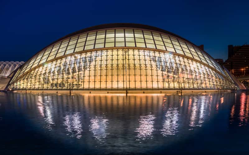 Hemisféric from the side, Valencia